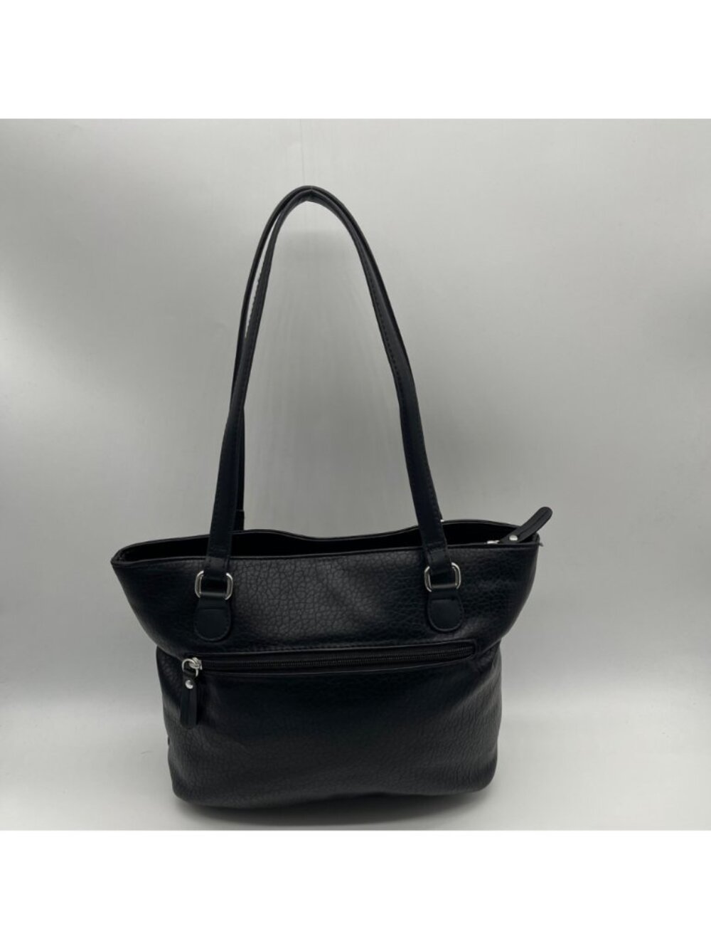 Giani Bernini Black FauxLeather Medium Shoulder Bag - Picture 2 of 10
